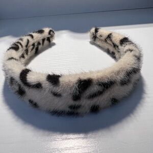2/$20 Fuzzy Animal Print Headband